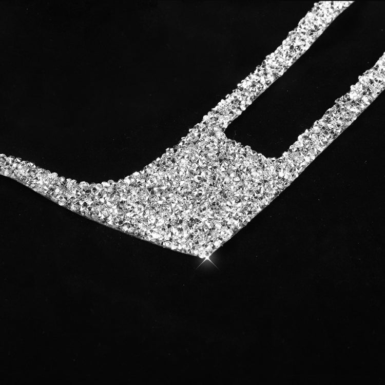 For BMW Series 3 E46 1998-2005 Car Center Control Panel Diamond Decoration Sticker, Left Drive by buy2fix