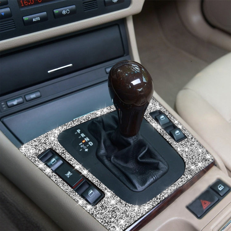 For BMW Series 3 E46 1998-2005 Car Center Control Panel Diamond Decoration Sticker, Left Drive by buy2fix