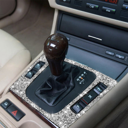 For BMW Series 3 E46 1998-2005 Car Center Control Panel Diamond Decoration Sticker, Right Drive by buy2fix