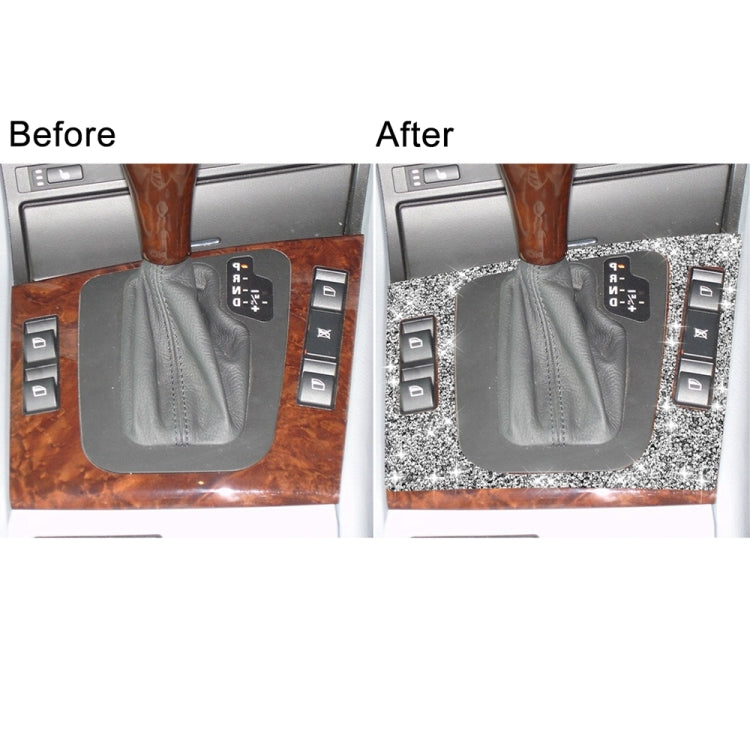 For BMW Series 3 E46 1998-2005 Car Center Control Panel Diamond Decoration Sticker, Right Drive by buy2fix