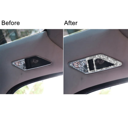 For BMW Series 3 E46 1998-2005 Car Rear Seat Reading Light Diamond Decoration Sticker, Left and Right Drive by buy2fix