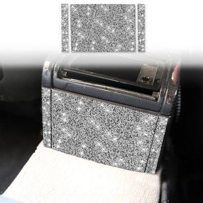 For BMW Series 3 E46 1998-2005 Car Rear Seat Air Outlet Panel Diamond Decoration Sticker, Left and Right Drive by buy2fix