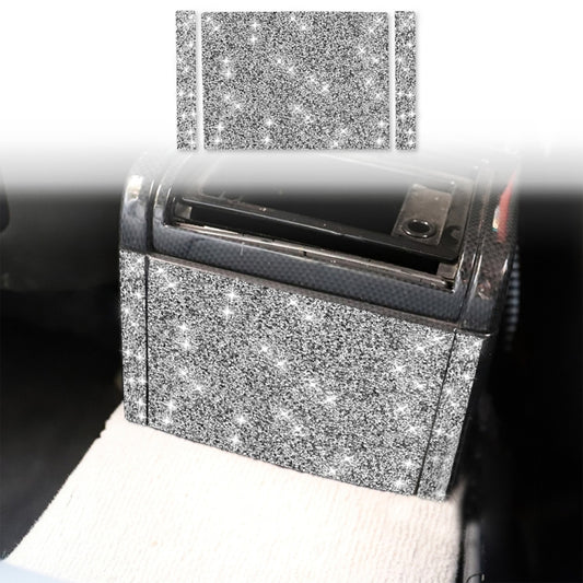 For BMW Series 3 E46 1998-2005 Car Rear Seat Air Outlet Panel Diamond Decoration Sticker, Left and Right Drive by buy2fix