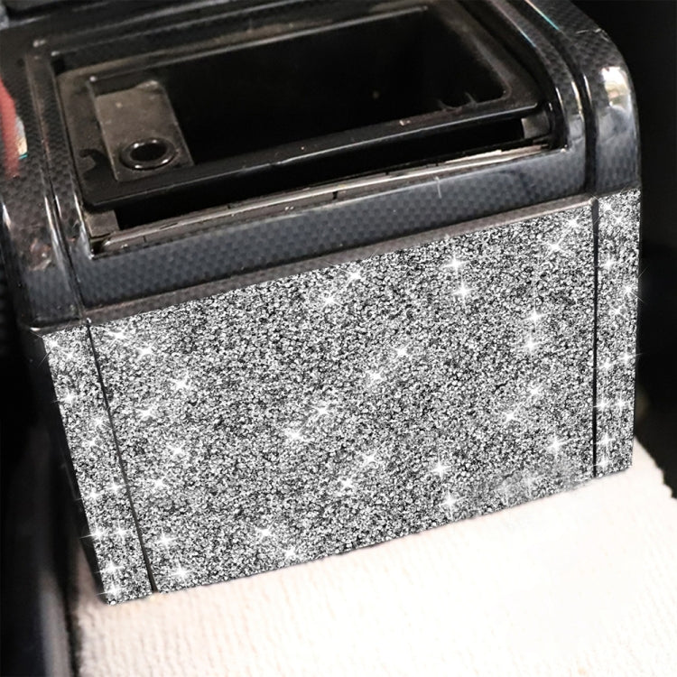 For BMW Series 3 E46 1998-2005 Car Rear Seat Air Outlet Panel Diamond Decoration Sticker, Left and Right Drive by buy2fix