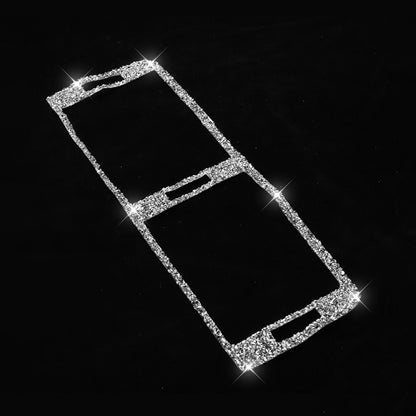 For BMW Series 3 E46 1998-2005 Car Middle Air Outlet Diamond Decoration Sticker, Left and Right Drive by buy2fix