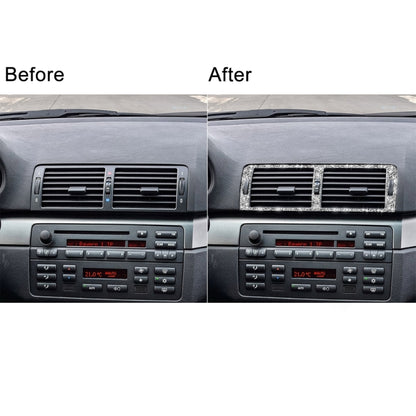 For BMW Series 3 E46 1998-2005 Car Middle Air Outlet Diamond Decoration Sticker, Left and Right Drive by buy2fix