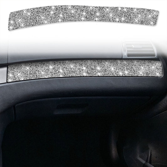 For BMW Series 3 E46 1998-2005 Car Copilot Central Control Diamond Decoration Sticker, Left Drive by buy2fix