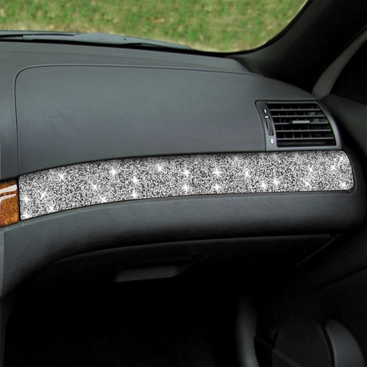 For BMW Series 3 E46 1998-2005 Car Copilot Central Control Diamond Decoration Sticker, Left Drive by buy2fix