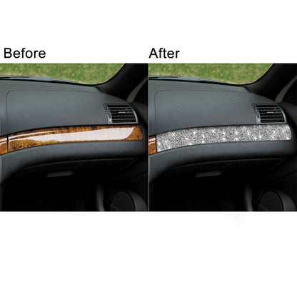 For BMW Series 3 E46 1998-2005 Car Copilot Central Control Diamond Decoration Sticker, Left Drive by buy2fix