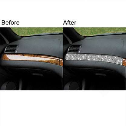 For BMW Series 3 E46 1998-2005 Car Copilot Central Control Diamond Decoration Sticker, Right Drive by buy2fix