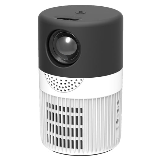 T400 3000 Lumens LED Mini Projector Support Wifi Screen Mirroring, Plug Type:AU Plug(Black White) - Mini Projector by buy2fix | Online Shopping UK | buy2fix