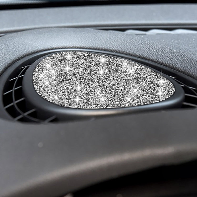 For BMW Mini Cooper JCW One F56 Car F Chassis Dashboard Diamond Decoration Sticker by buy2fix