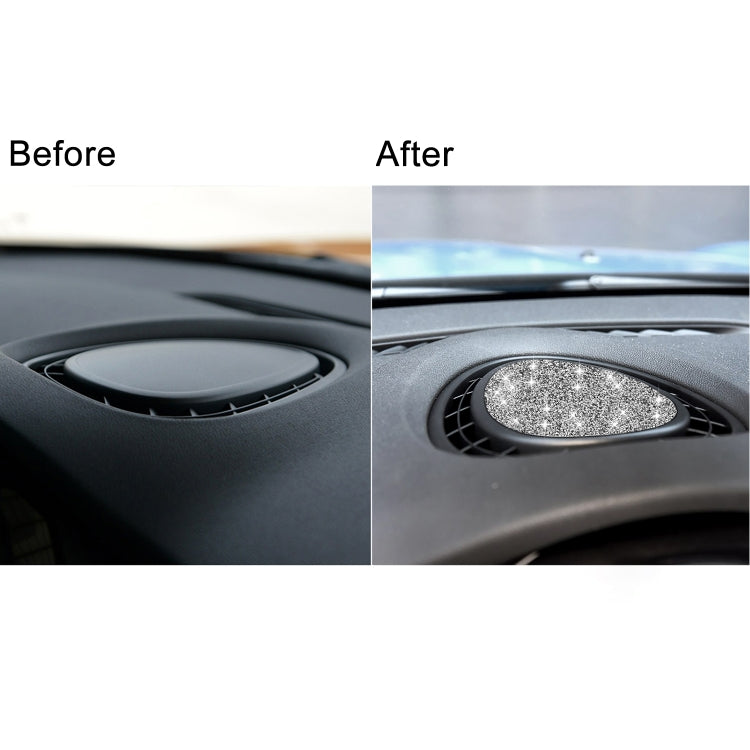 For BMW Mini Cooper JCW One F56 Car F Chassis Dashboard Diamond Decoration Sticker by buy2fix