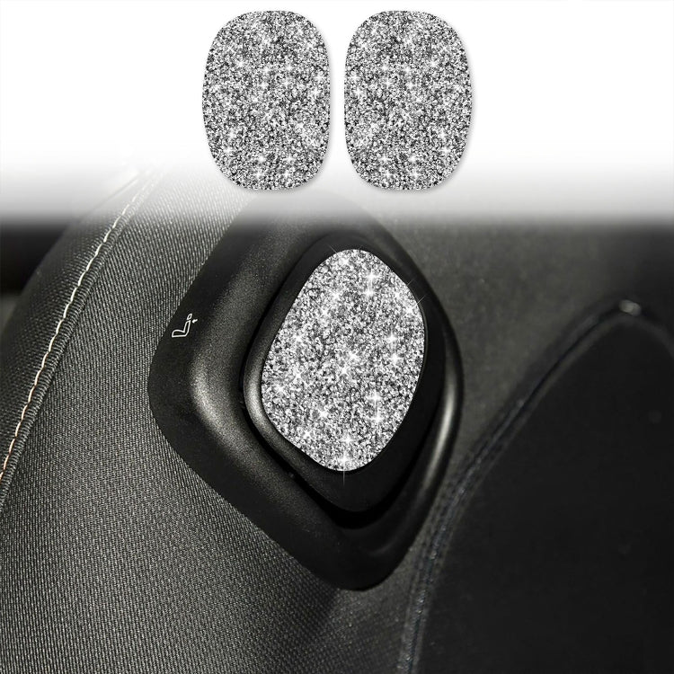 For BMW Mini One Cooper F56 Car Seat Back Handle Diamond Decoration Sticker by buy2fix
