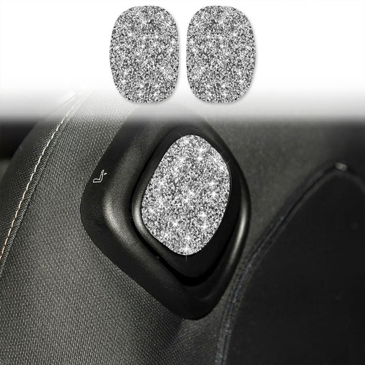 For BMW Mini One Cooper F56 Car Seat Back Handle Diamond Decoration Sticker by buy2fix