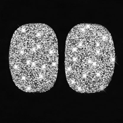 For BMW Mini One Cooper F56 Car Seat Back Handle Diamond Decoration Sticker by buy2fix