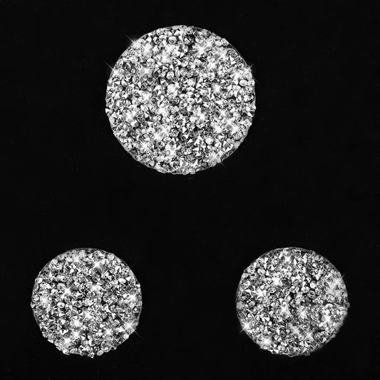 For BMW Mini F55 / F56 Car Multimedia Knob Diamond Decoration Sticker by buy2fix