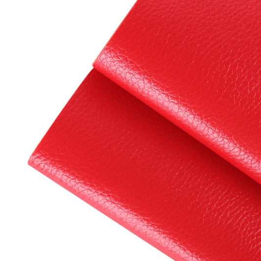 30 x 137cm Self Adhesive Leather for Sofa Repair Patch Car Seat PVC Leather Sticker(Red) by buy2fix