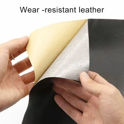 30 x 137cm Self Adhesive Leather for Sofa Repair Patch Car Seat PVC Leather Sticker(Beige) - Seat Accessories by buy2fix | Online Shopping UK | buy2fix