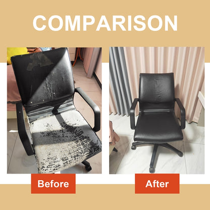 30 x 137cm Self Adhesive Leather for Sofa Repair Patch Car Seat PVC Leather Sticker(Beige) - Seat Accessories by buy2fix | Online Shopping UK | buy2fix