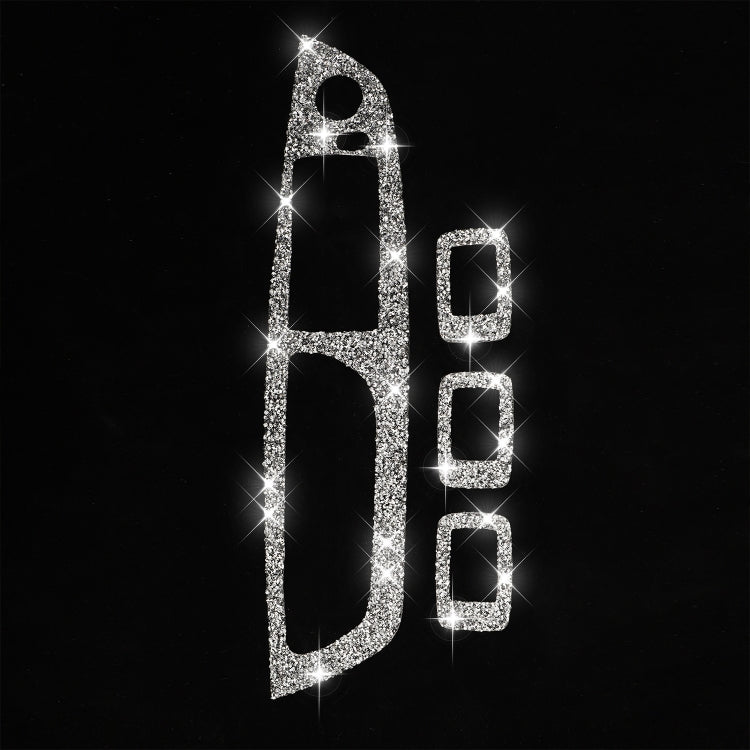 For BMW X5 E70 2008-2013 / X6 E71 2009-2014 Car Window Lift Panel Diamond Decoration Sticker, Low Configuration Left Drive by buy2fix