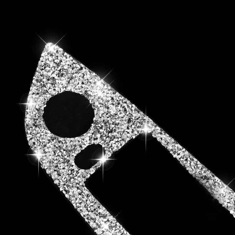 For BMW X5 E70 2008-2013 / X6 E71 2009-2014 Car Window Lift Panel Diamond Decoration Sticker, Low Configuration Left Drive by buy2fix