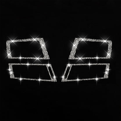 For BMW X5 E70 / X6 E71 2008-2013 Car Side Air Outlet Diamond Decoration Sticker, Left and Right Drive by buy2fix