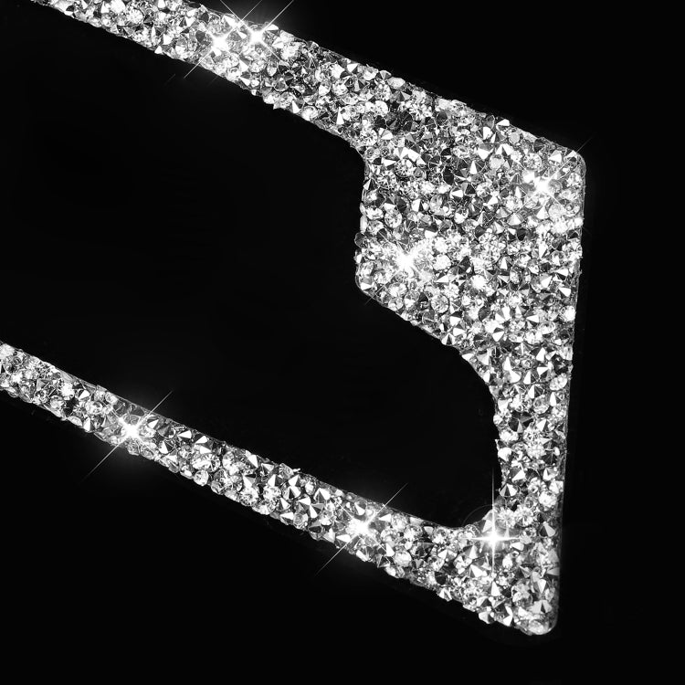 For BMW X5 E70 / X6 E71 2008-2014 Car Door Inner Handle Frame Diamond Decoration Sticker, Left and Right Drive by buy2fix