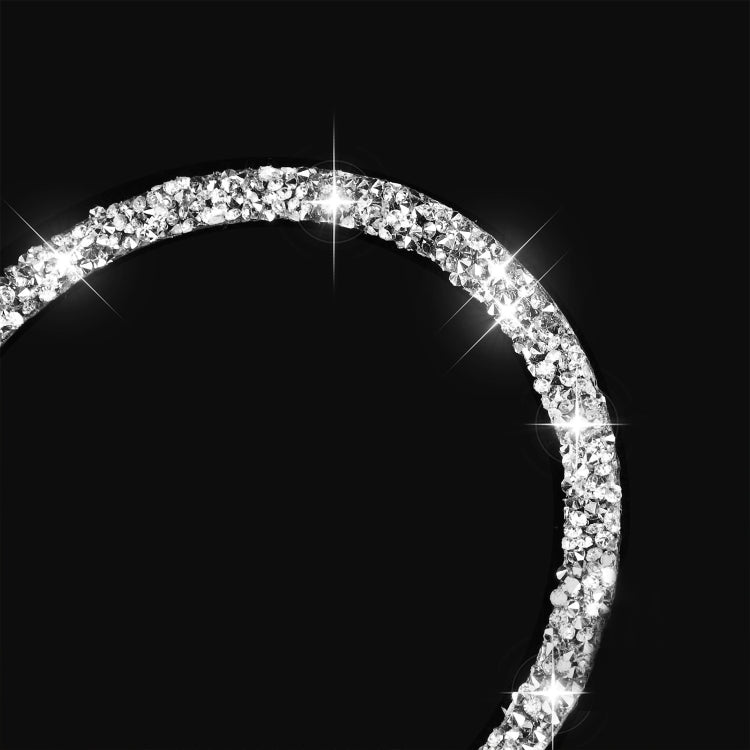 For BMW E70 2008-2013 / E71 2008-2014 6pcs Car Horn Circle Diamond Decoration Sticker, Left and Right Drive by buy2fix