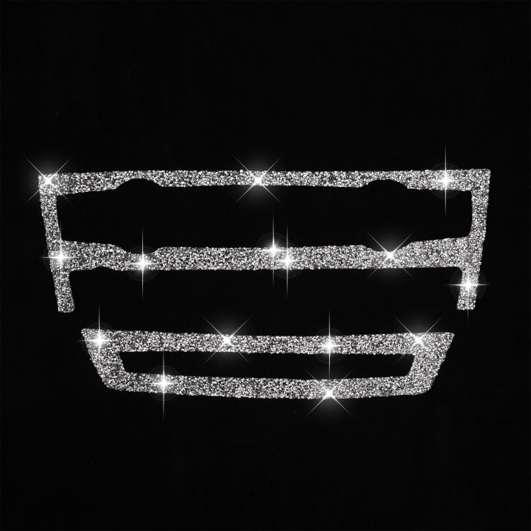 For BMW X5 E70 2008-2013 / X6 E71 2009-2014 Car Air Conditioner Set Diamond Decoration Sticker, Left and Right Drive by buy2fix