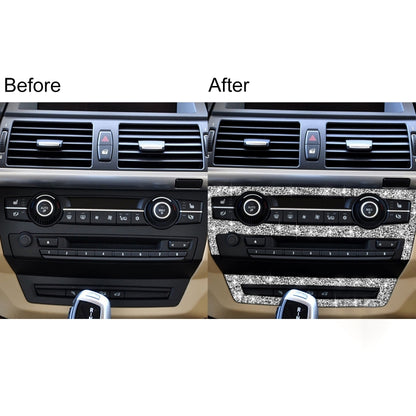 For BMW X5 E70 2008-2013 / X6 E71 2009-2014 Car Air Conditioner Set Diamond Decoration Sticker, Left and Right Drive by buy2fix