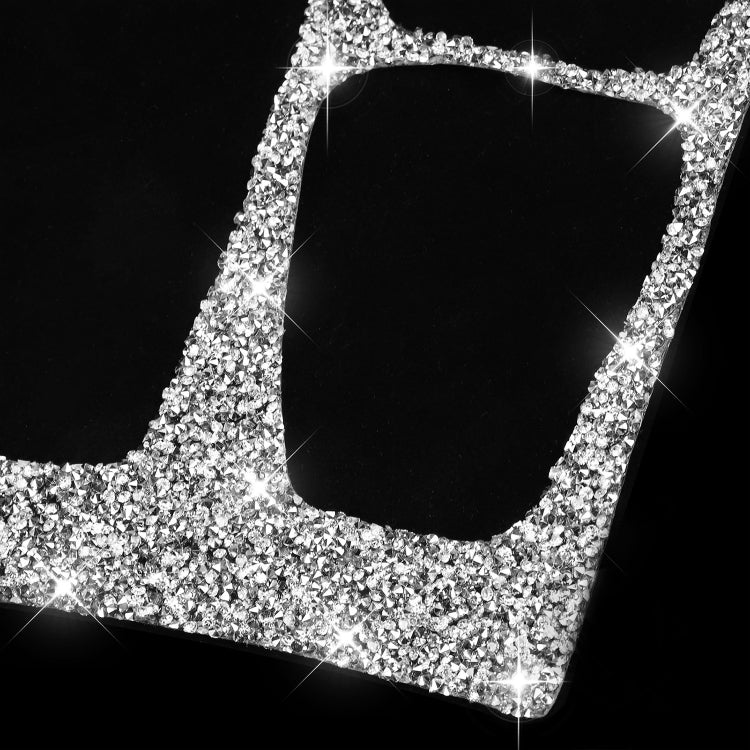 For BMW X5 E70 2008-2013 / X6 E71 2009-2014 Car Gear Panel Diamond Decoration Sticker, High Configuration Left Drive by buy2fix