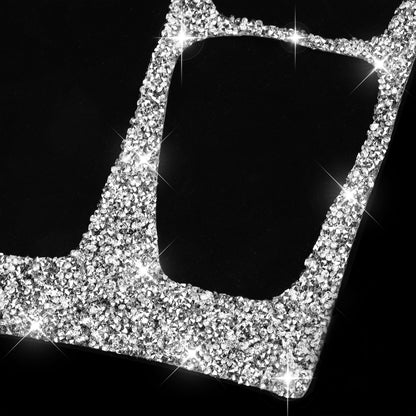 For BMW X5 E70 2008-2013 / X6 E71 2009-2014 Car Gear Panel Diamond Decoration Sticker, High Configuration Left Drive by buy2fix