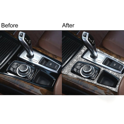 For BMW X5 E70 2008-2013 / X6 E71 2009-2014 Car Gear Panel Diamond Decoration Sticker, High Configuration Right Drive by buy2fix