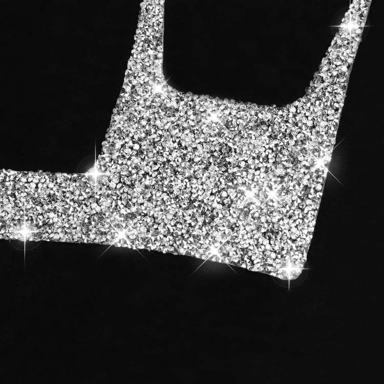 For BMW X5 E70 2008-2013 / X6 E71 2009-2014 Car Gear Panel Diamond Decoration Sticker, Low Configuration Right Drive by buy2fix