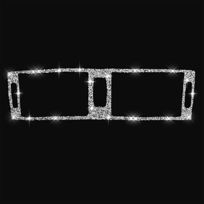For BMW X5 E70 / X6 E71 2008-2013 Car Middle Air Outlet Diamond Decoration Sticker, Left and Right Drive by buy2fix