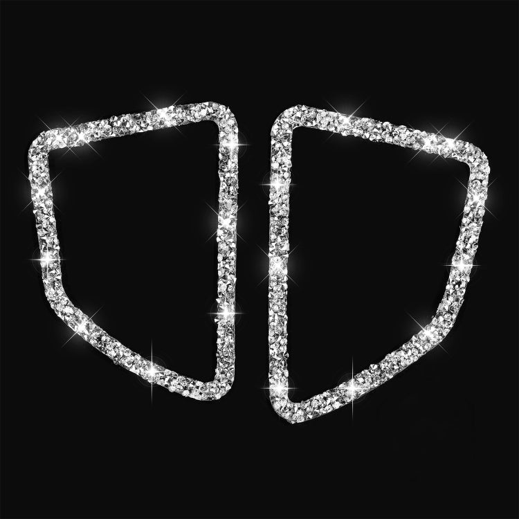 For BMW X5 E70 / X6 E71 2008-2013 Car Dashboard Air Outlet Diamond Decoration Sticker, Left Drive by buy2fix