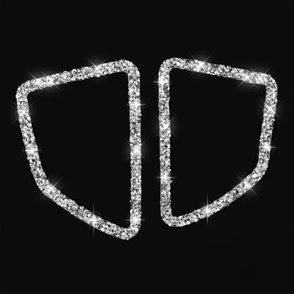 For BMW X5 E70 / X6 E71 2008-2013 Car Dashboard Air Outlet Diamond Decoration Sticker, Right Drive by buy2fix