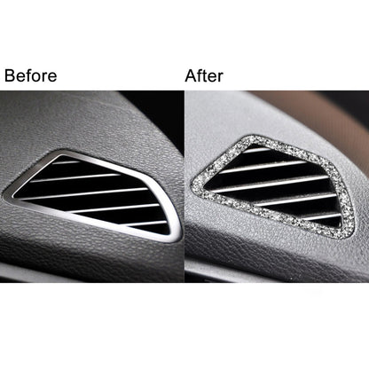 For BMW X5 E70 / X6 E71 2008-2013 Car Dashboard Air Outlet Diamond Decoration Sticker, Right Drive by buy2fix