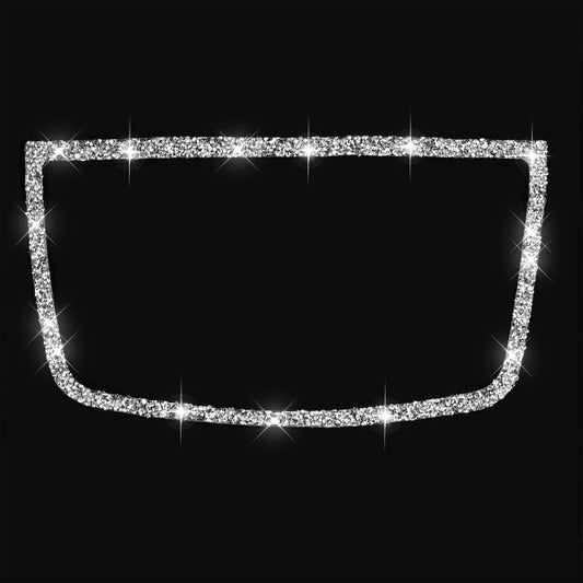 For BMW X5 E70 / X6 E71 2008-2013 Car Dashboard Horn Frame Diamond Decoration Sticker, Left and Right Drive by buy2fix