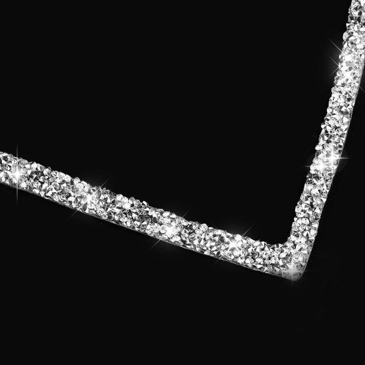 For BMW X5 E70 / X6 E71 2008-2013 Car Dashboard Horn Frame Diamond Decoration Sticker, Left and Right Drive by buy2fix