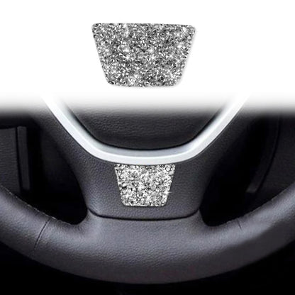 For BMW X5 E70 / X6 E71 2008-2013 Car Steering Wheel Diamond Decoration Sticker, Left and Right Drive by buy2fix
