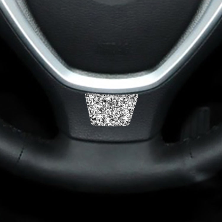 For BMW X5 E70 / X6 E71 2008-2013 Car Steering Wheel Diamond Decoration Sticker, Left and Right Drive by buy2fix