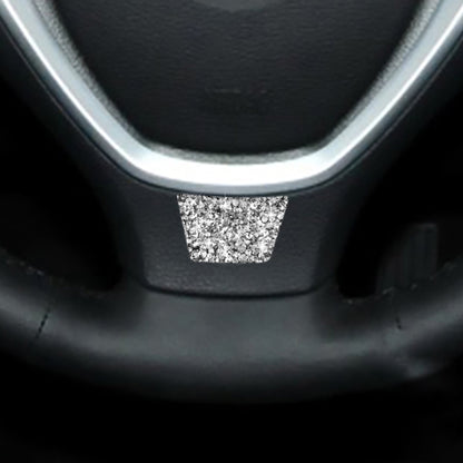 For BMW X5 E70 / X6 E71 2008-2013 Car Steering Wheel Diamond Decoration Sticker, Left and Right Drive by buy2fix