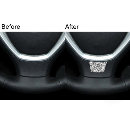 For BMW X5 E70 / X6 E71 2008-2013 Car Steering Wheel Diamond Decoration Sticker, Left and Right Drive by buy2fix
