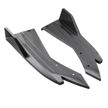 Car Universal Rear Corner Cover Rear Bumper Protective Corner Rear Lip Rear Shovel(Carbon Fiber) - Trunk & Bumper Accessories by buy2fix | Online Shopping UK | buy2fix