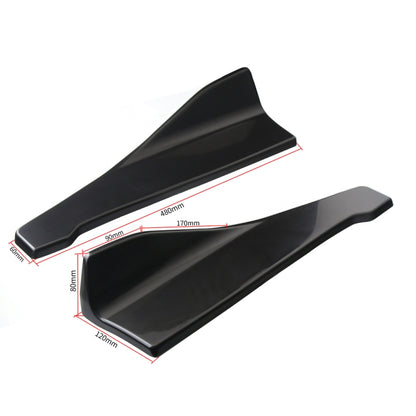 Car Universal Rear Corner Protection Plate Car Modified 48cm Rear Shovel(Black) - Trunk & Bumper Accessories by buy2fix | Online Shopping UK | buy2fix
