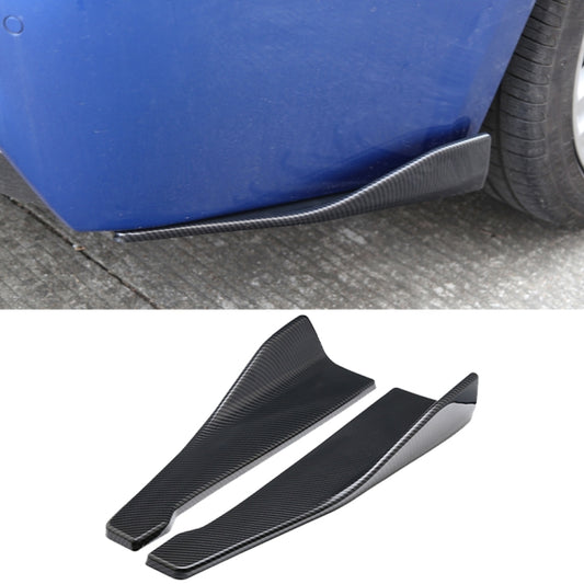 Car Universal Rear Corner Protection Plate Car Modified 48cm Rear Shovel(Carbon Fiber) - Trunk & Bumper Accessories by buy2fix | Online Shopping UK | buy2fix
