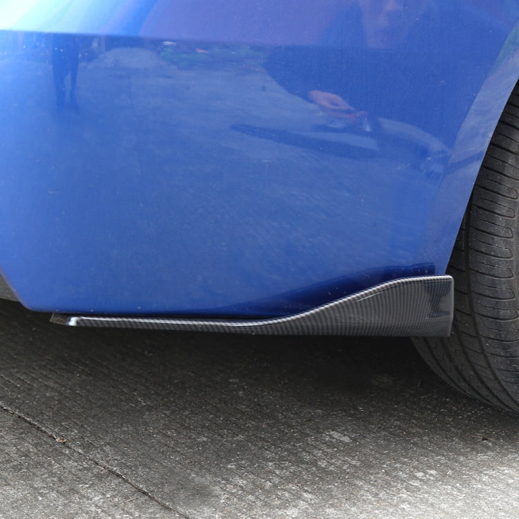 Car Universal Rear Corner Protection Plate Car Modified 48cm Rear Shovel(Carbon Fiber) - Trunk & Bumper Accessories by buy2fix | Online Shopping UK | buy2fix