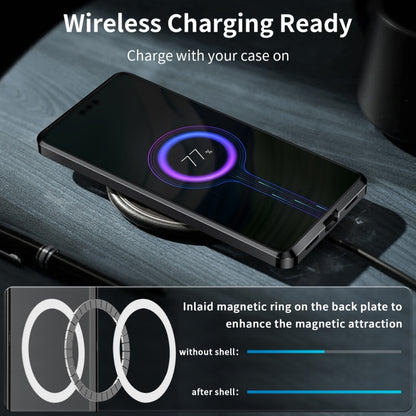 Huawei Mate 60 MagSafe Magnetic Frosted Metal Phone Case(Black) - Huawei Cases by buy2fix | Online Shopping UK | buy2fix